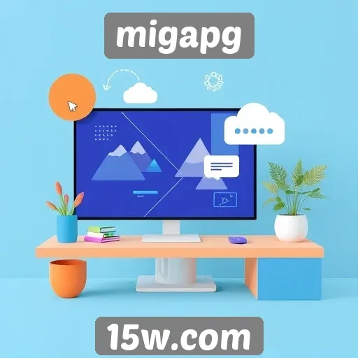 tendências de design no site migapg