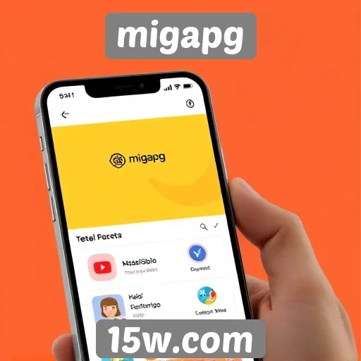Experiência de usuário do site migapg em dispositivos móveis